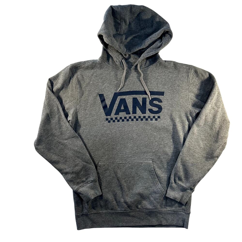 Vans Gray Hooded Sweatshirt Size Small